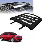 Car Roof Luggage (4x 4) Frame Aluminum Roof Frame Universal Roof Frame Travel Frame Load Frame Load Over 100 kg Roof Shelves Luggage Box Roof Rack (Black)