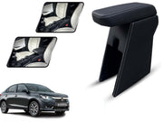 Auto Pearl Premium Car Armrest with Storage Box, High-Density Foam, Nappa Leatherette, No Obstruction to Rear Window Buttons, for Amaze 2021