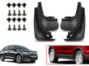 O.E Type Custom Front and Rear Mud Flap Guard (Set of 4 Pcs) | Compatible with HONDA | Black