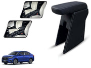 Auto Pearl Premium Car Armrest with Storage Box, High-Density Foam, Nappa Leatherette, No Obstruction to Rear Window Buttons, for Amaze 2024