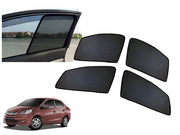 Z-Black Window Plug-in Half Sun Shades Car Curtain for Honda