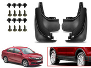 O.E Type Custom Front and Rear Mud Flap Guard (Set of 4 Pcs) | Compatible with HONDA | Black