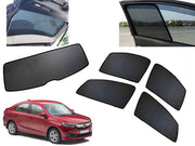 Z-Black Car Window Plug-in Half Sun Shades & Rear Dicky Curtain (Combo) for Honda