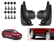 O.E Type Custom Front and Rear Mud Flap Guard (Set of 4 Pcs) | Compatible with HYUNDAI | Black