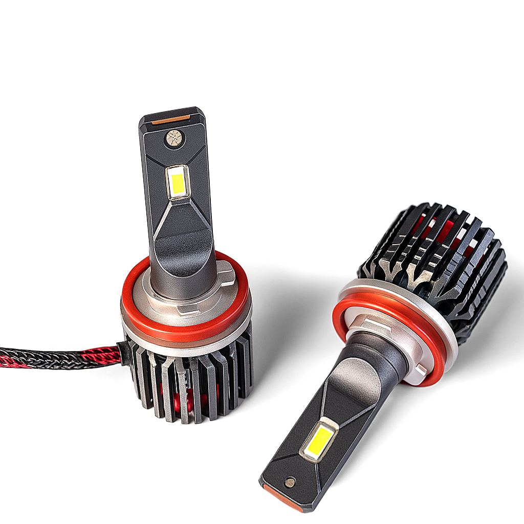 Auto Pearl H8 LED Headlight Bulb for Car 100W 12000LM 6000K (White Light LED Headlight Bulb) compatible with All Car (Pack of 2)