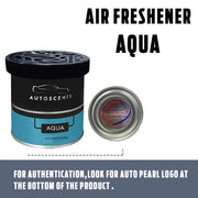 Auto Scents - Car Luxuary Organic Strong Air Freshener Perfume Gel, Freshen Up Your Car - 80 Grams - Aqua Fragrance