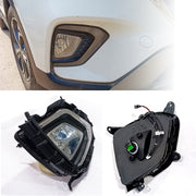 Auto Pearl Car Fog Lamp LED DRL Reflector Day Time Running Light For Hyundai Creta 2018 to 2019 (Set of 2)