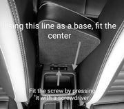 Auto Pearl Armrest For New Maruti Suzuki Vitara Brezza-20222 (LXI,VXI,ZXI,LDI,VDI,ZDI) (Double Stitching,Nappa Leatherette)