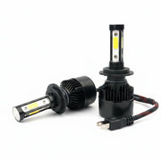 Auto Pearl H7 Bulb Type LED Headlight Bulb 80W 14000LM 4300K Warm White, 4-Side H7 Fog Light compatible with All Car (Pack of 2)