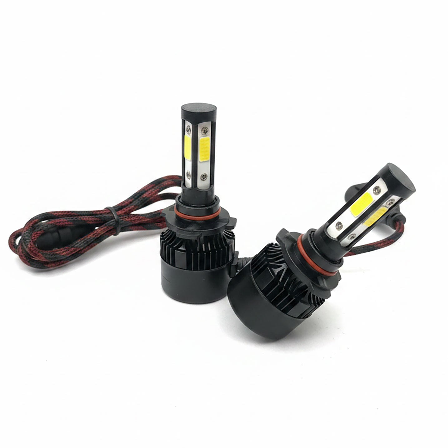 Auto Pearl 9005/HB3 Bulb Type LED Headlight Bulb 80W 14000LM 4300K Warm White, 4-Side Fog Light 9005/HB3 compatible with All Car (Pack of 2)