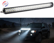 Auto Pearl 85cm LED Light Bar for Car, White, Yellow, 300W RGB Multi Mode, Waterproof High Brightness Driving Fog Light compatible with All Car (Pack of 1)