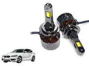 Auto Pearl H7-6500K 320W, 18000LM LED Headlight Bulb with rear cooling Fan for Car (Cool White Light LED Headlight Bulb)