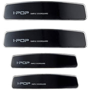 4 Pcs Car Door Edge Guard Original i-POP Black, Anti-Collision Strip, Anti-Impact, Anti-Scratch Door Protector