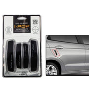 4 Pcs Car Door Edge Guard Original i-POP Black, Anti-Collision Strip, Anti-Impact, Anti-Scratch Door Protector
