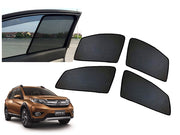 Z-Black Window Plug-in Half Sun Shades Car Curtain for Honda