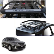 Car Roof Quest Luggage (4x 4) Frame Aluminum Roof Frame Universal Roof Frame Travel Frame Load Frame Load Over 100 kg Roof Shelves Luggage Box Roof Rack (Black)