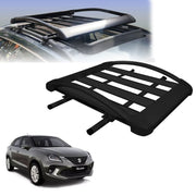 Car Roof Luggage (4x 4) Frame Aluminum Roof Frame Universal Roof Frame Travel Frame Load Frame Load Over 100 kg Roof Shelves Luggage Box Roof Rack (Black)