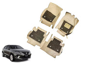 7D Car Floor Mats Luxury Leatherite 7D-Car Floor Mat with Velcro-Tape