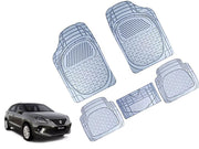 Heavy Duty Transparent 4Pcs PVC Rubber 6204 Clear Car Mat