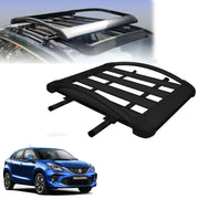 Car Roof Luggage (4x 4) Frame Aluminum Roof Frame Universal Roof Frame Travel Frame Load Frame Load Over 100 kg Roof Shelves Luggage Box Roof Rack (Black)