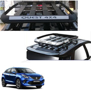 Car Roof Quest Luggage (4x 4) Frame Aluminum Roof Frame Universal Roof Frame Travel Frame Load Frame Load Over 100 kg Roof Shelves Luggage Box Roof Rack (Black)