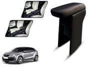 Auto Pearl Premium Car Armrest with Storage Box, High-Density Foam, Nappa Leatherette Black with double Stitching, No Obstruction to Rear Window Buttons, for Baleno New 2015-2019