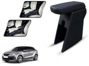 Auto Pearl Premium Car Armrest with Storage Box, High-Density Foam, Nappa Leatherette Black with double Stitching, No Obstruction to Rear Window Buttons, for Baleno New 2015-2019