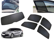 Z-Black Car Window Plug-in Half Sun Shades & Rear Dicky Curtain (Combo) for Maruti