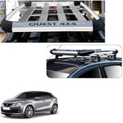 Car Roof Quest Luggage (4x 4) Frame Aluminum Roof Frame Universal Roof Frame Travel Frame Load Frame Load Over 100 kg Roof Shelves Luggage Box Roof Rack (Silver)