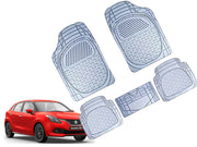 Heavy Duty Transparent 4Pcs PVC Rubber 6204 Clear Car Mat