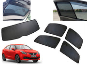 Z-Black Car Window Plug-in Half Sun Shades & Rear Dicky Curtain (Combo) for Maruti