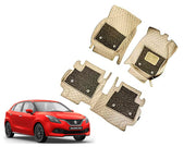 7D Car Floor Mats Luxury Leatherite 7D-Car Floor Mat with Velcro-Tape