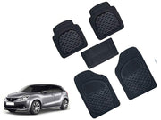 Heavy Duty Transparent 4Pcs PVC Rubber Car Mat