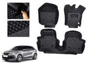 7D Car Floor Mats Luxury Leatherite 7D-Car Floor Mat with Velcro-Tape