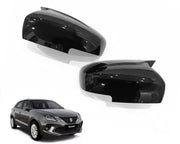 Auto Pearl Batman Style Car Side Mirror Cover Cap, ABS Material, Black, Compatible for All Car (Pack of 2)