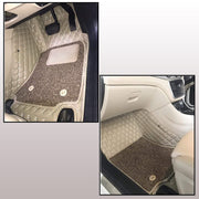7D Car Floor Mats Luxury Leatherite 7D-Car Floor Mat with Velcro-Tape
