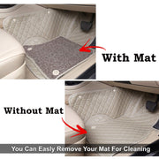7D Car Floor Mats Luxury Leatherite 7D-Car Floor Mat with Velcro-Tape