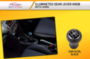 Car LED Illuminated Gear Lever Knob with Wire (Pack of 1)
