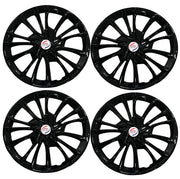 Press Type Hubcap XUV700 Wheel Cover Replacements for OEM Steel Wheels Polypropylene Material with Retention Ring | Set of 4 Pcs