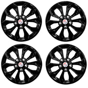 Press Type Hubcap Pearl Wheel Cover Replacements for OEM Steel Wheels Polypropylene Material with Retention Ring | Set of 4 Pcs
