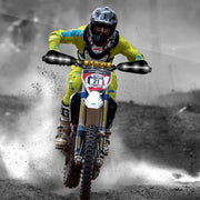 LED Motorcycle Hand Grips Guards, Motorcycle Handguards with Led Light Windproof Handle Protector ( Pack of 2)