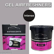 Auto Scents - Car Luxuary Organic Strong Air Freshener Perfume Gel, Freshen Up Your Car - 80 Grams -Bloom