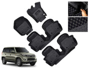7D Car Floor Mats Luxury Leatherite 7D-Car Floor Mat with Velcro-Tape