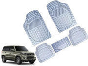 Heavy Duty Transparent 4Pcs PVC Rubber 6204 Clear Car Mat