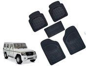 Heavy Duty Transparent 4Pcs PVC Rubber Car Mat