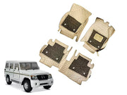 7D Car Floor Mats Luxury Leatherite 7D-Car Floor Mat with Velcro-Tape