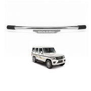 Auto Pearl Car Sleek Rear Stainless Steel Oval Crash Guard with Fitting Kit for  Bolero 2020-2024