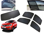 Z-Black Car Window Plug-in Half Sun Shades & Rear Dicky Curtain (Combo) for TATA