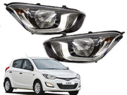 Auto Pearl Headlight Assembly Compatible with i20 Type-2 (2012-2014)