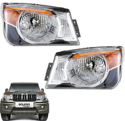 Auto Pearl Headlight Assembly Compatible with Bolero Power Plus 2020